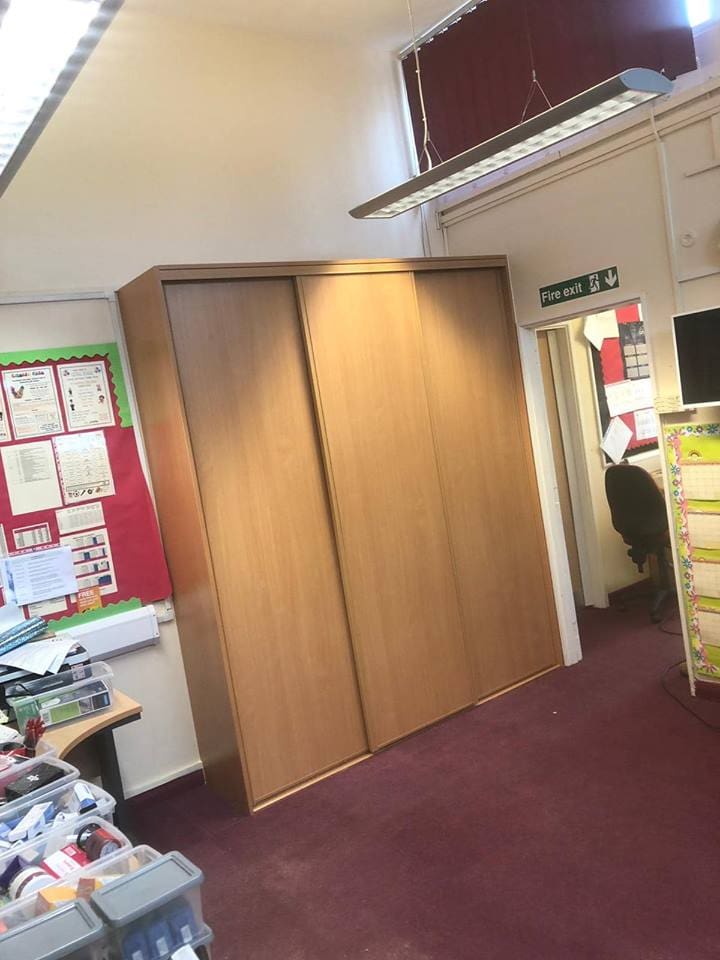 school storage wardrobes