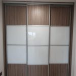 wood fitted wardrobe