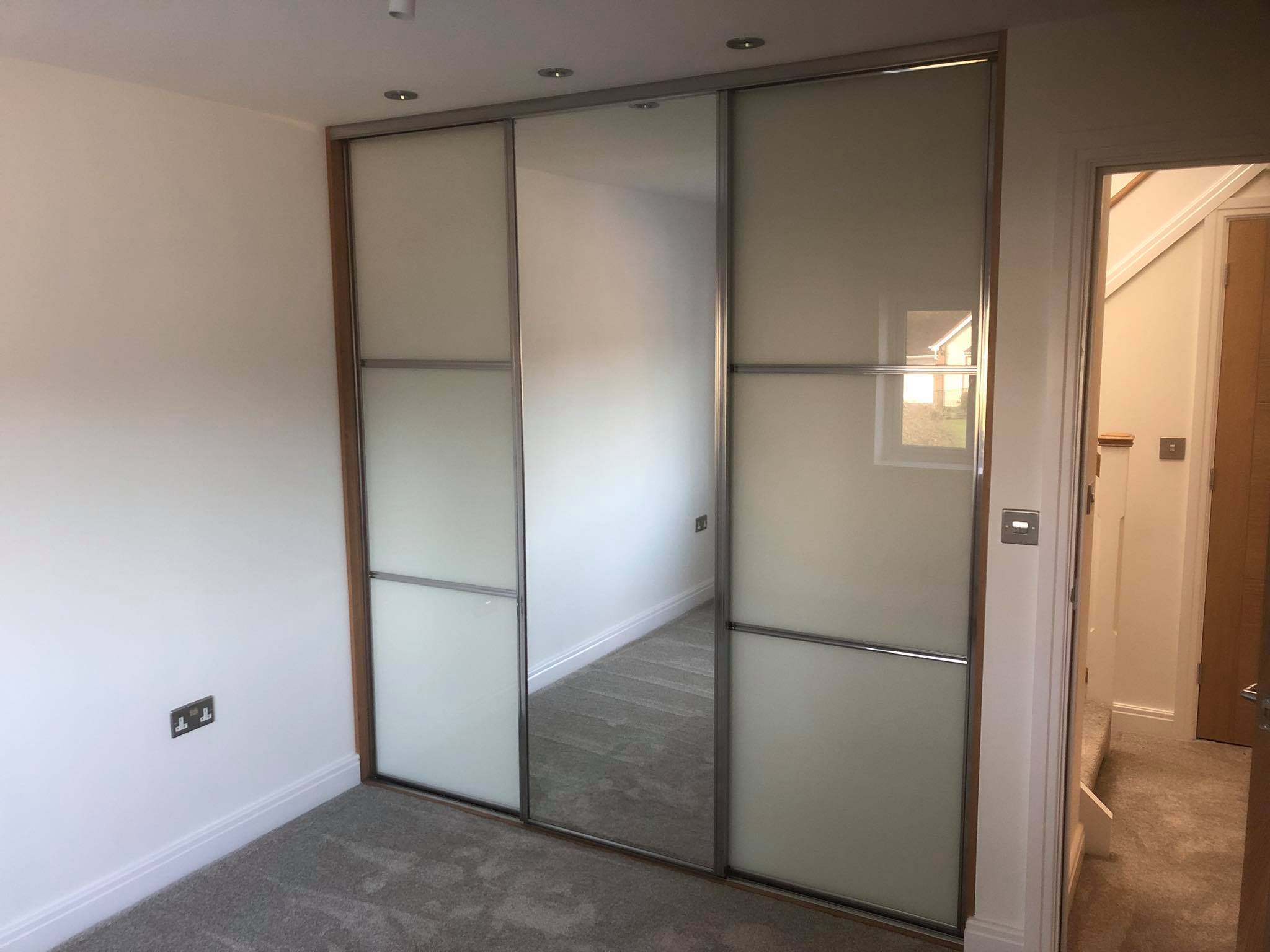 Fitted crittall wardrobe